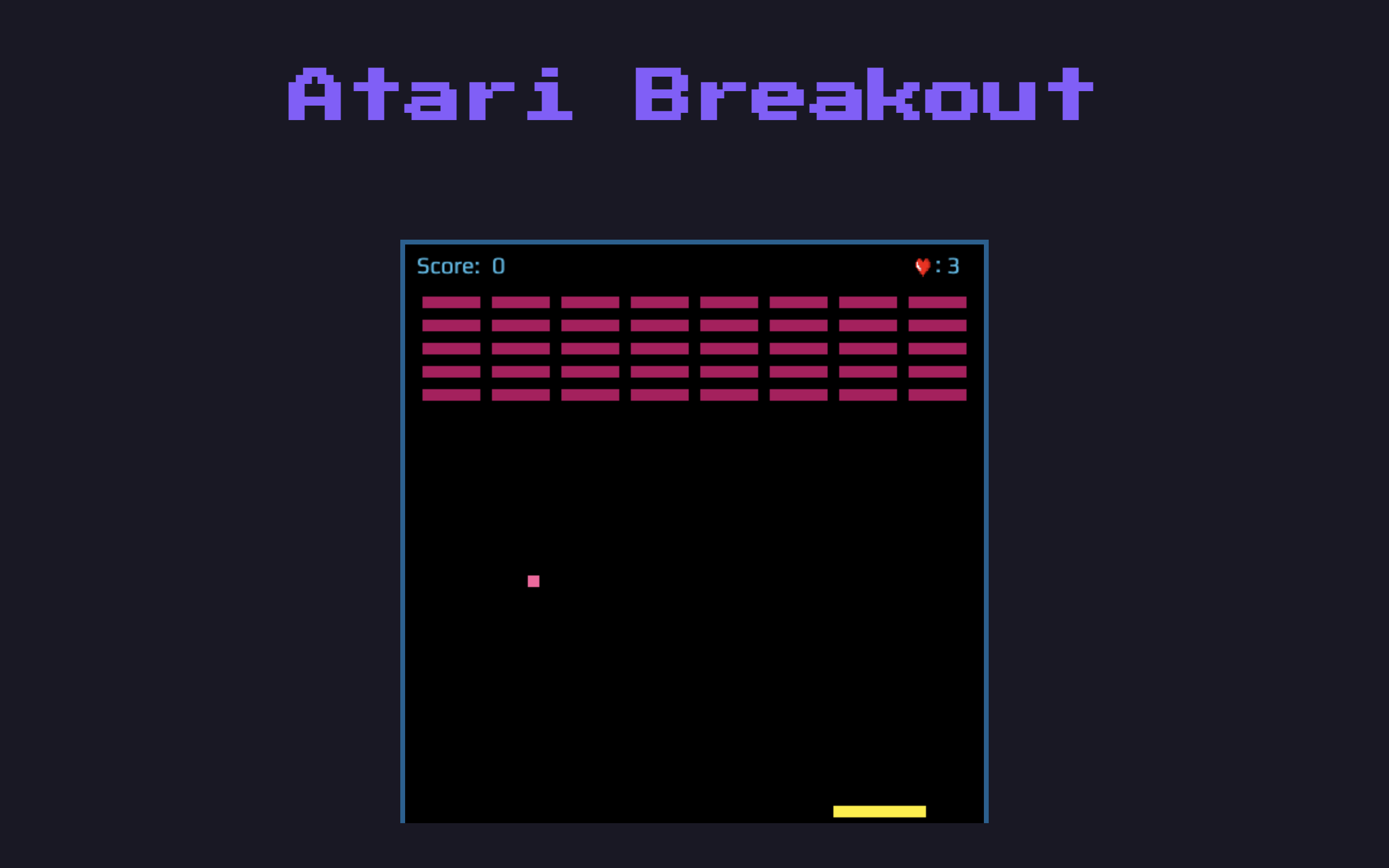 Atari breakout 