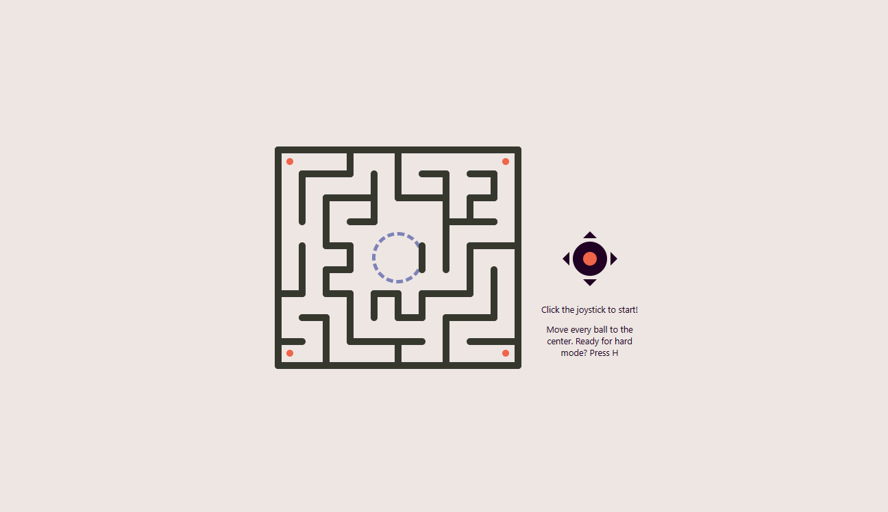tilting maze game
